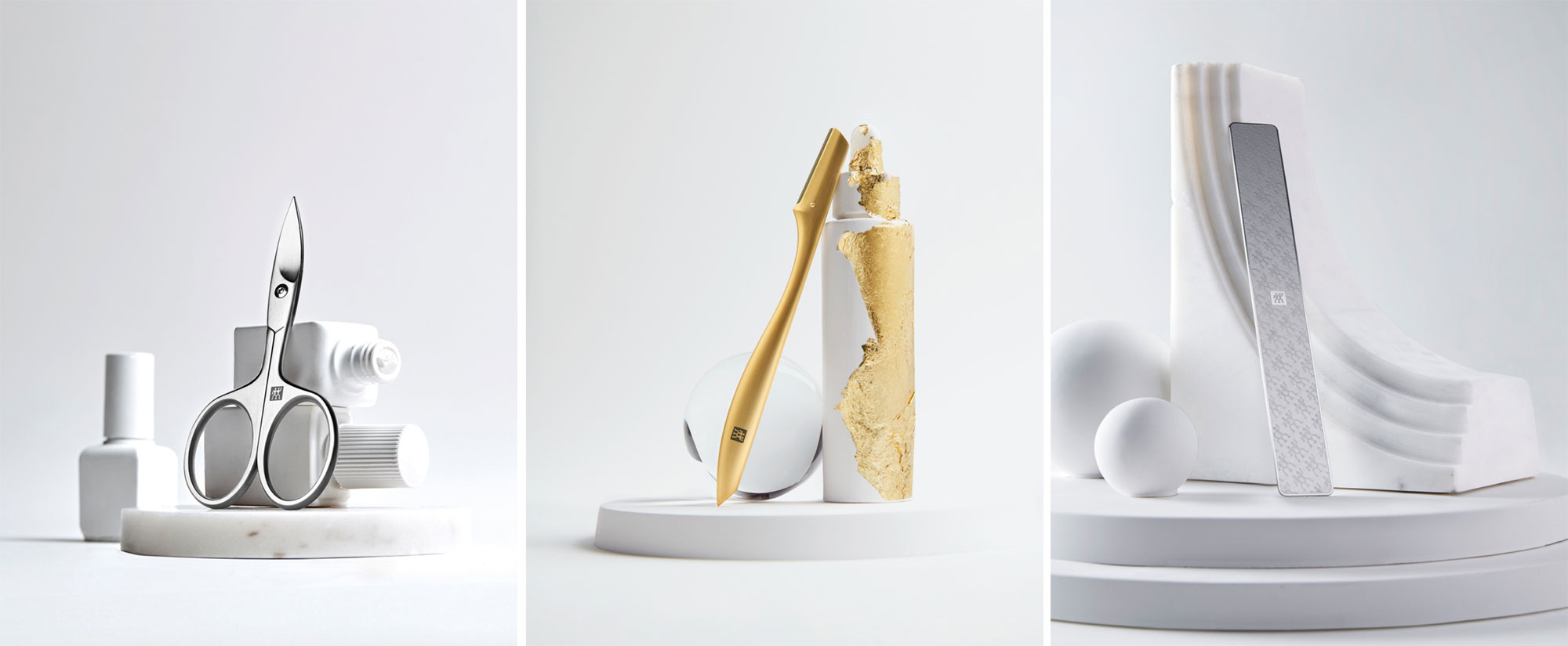 ZWILLING Beauty Tools mit Nagelschere, Gesichtshaarentferner und Nagelfeile